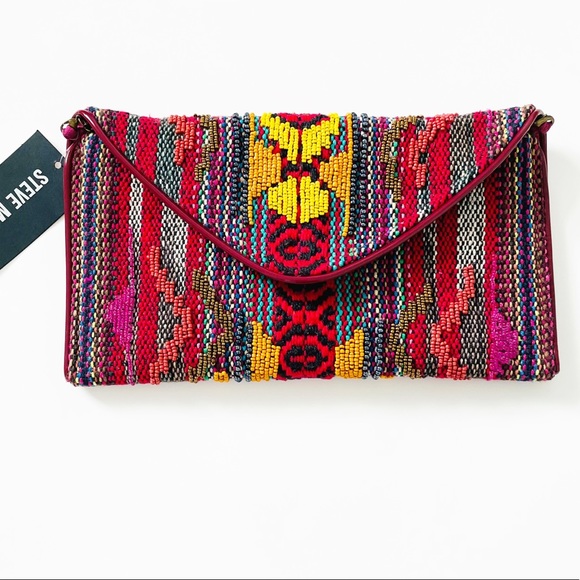 Steve Madden Handbags - Steven Madden beaded clutch purse